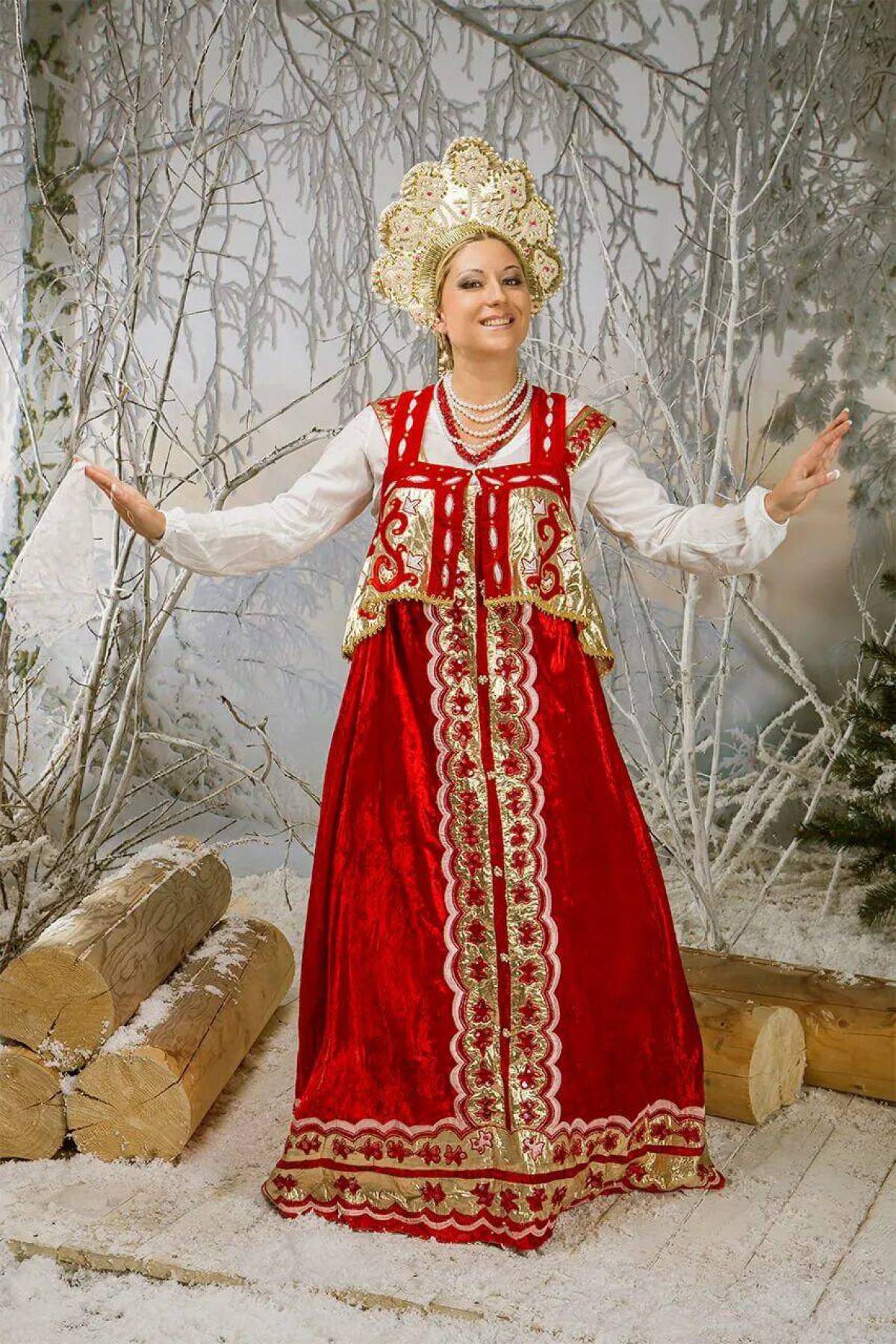 Girls in Slavic costumes in Juice di Fora