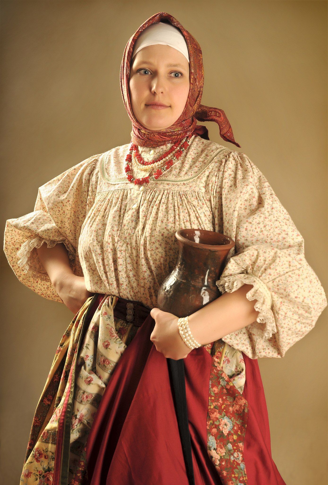 Girls in Slavic costumes in Juice di Fora