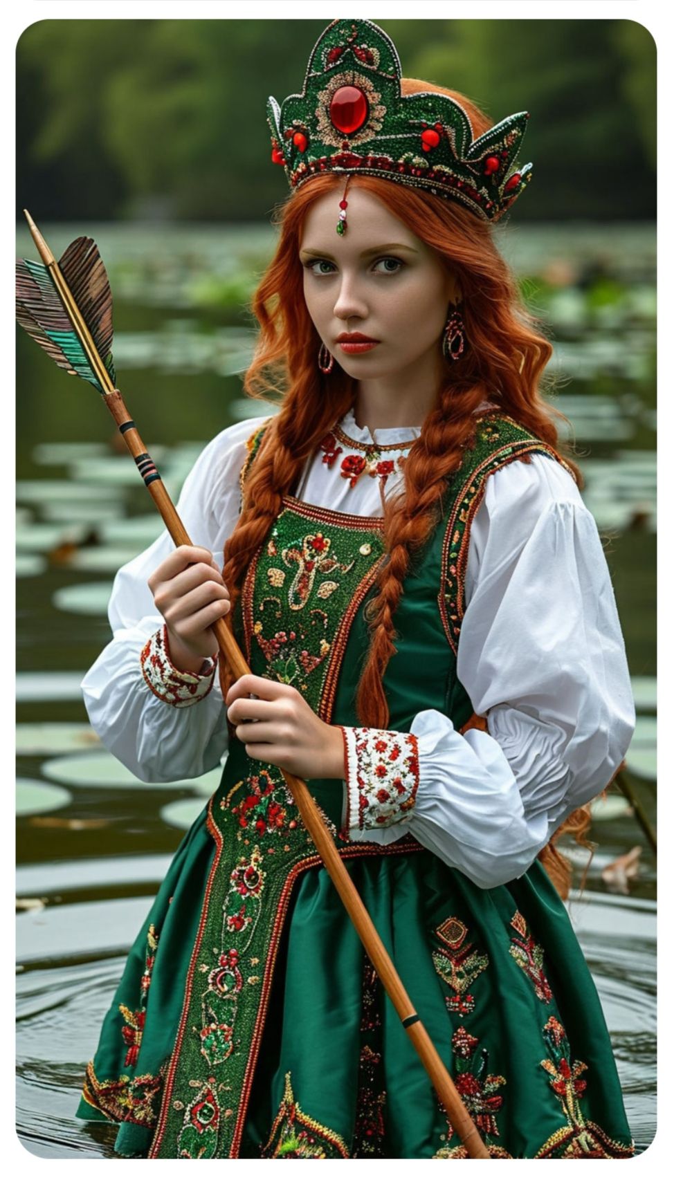 Nude girl Girls in Slavic costumes in Juice di Fora